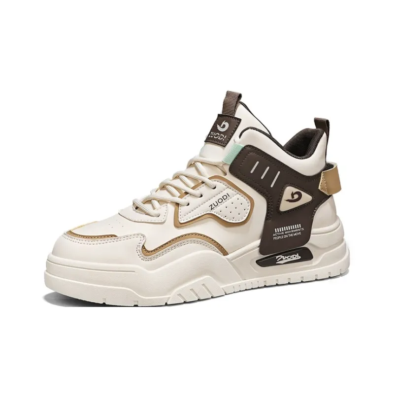 DM Wear-Resistant Height Increasing Mid-Top Skateboard Shoes Men's Box Included-2