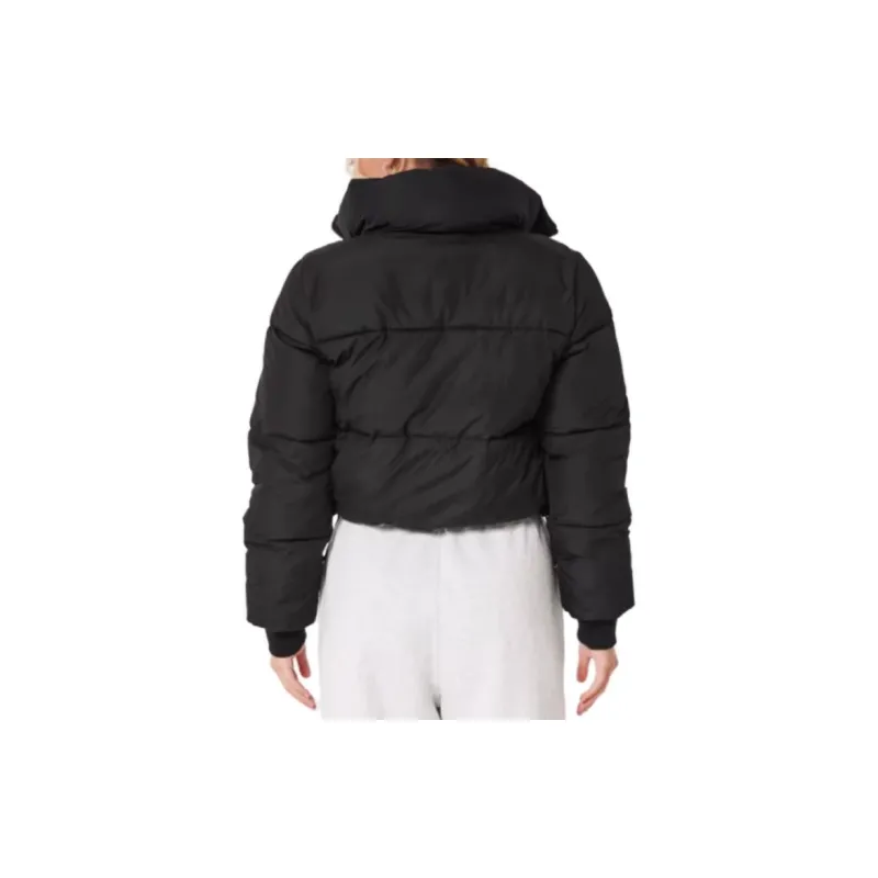 Hollister Puffer Jackets Women's Black-2
