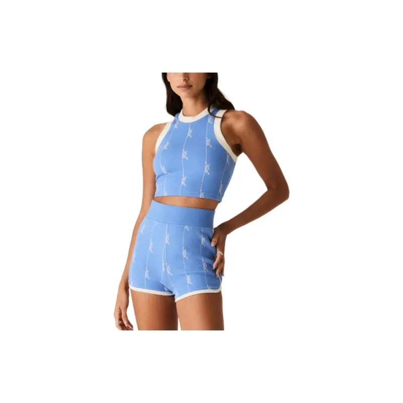 KITH Women's 2024 Summer Collection SS24 Tank Tops Women's Blue White-2