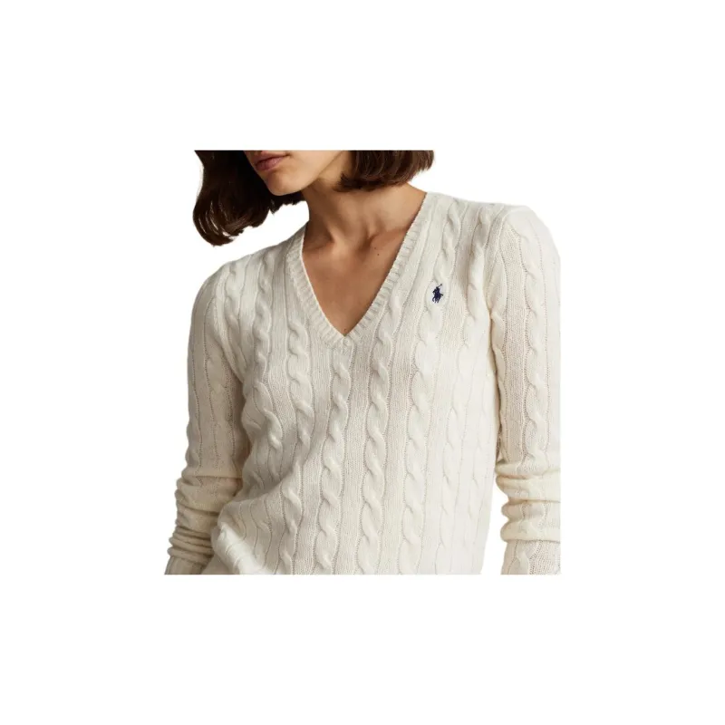Polo Ralph Lauren Qixi Festival Collection FW24 Sweater Women's Beige Yellow-4