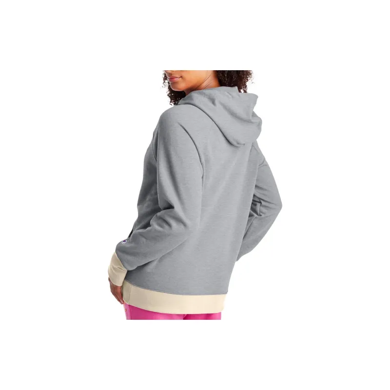 Champion Long-Sleeved T-Shirt Women's Gray-2