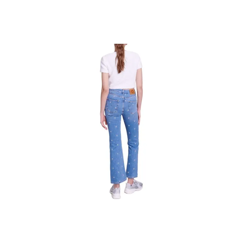 Maje Cropped Tweed Jacket-2