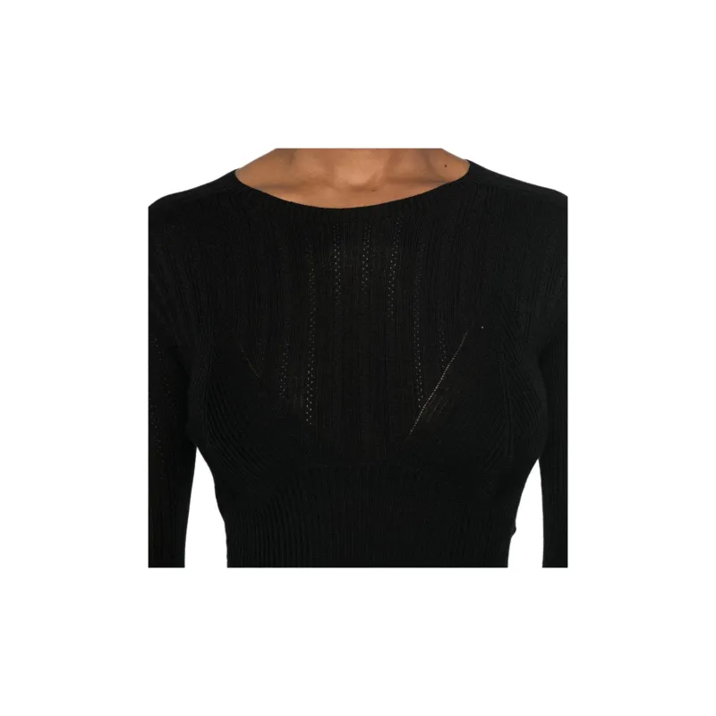 Lanvin Crewneck Ribbed Jumper-3