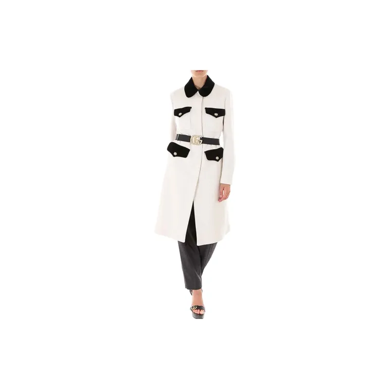 GUCCI Coats Women's White-3