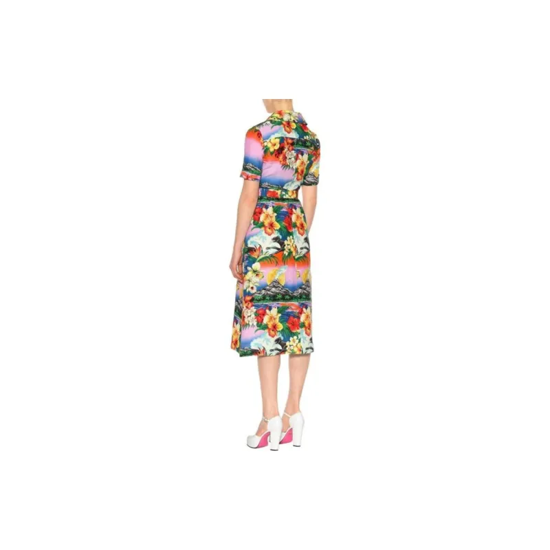 GUCCI SS18 Short-Sleeved Dresses Women's Multicolor-2