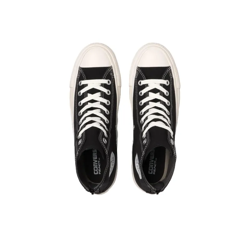 Converse All Star Anti Slip Wear Resistant High Top Canvas Shoes Unisex Black-4