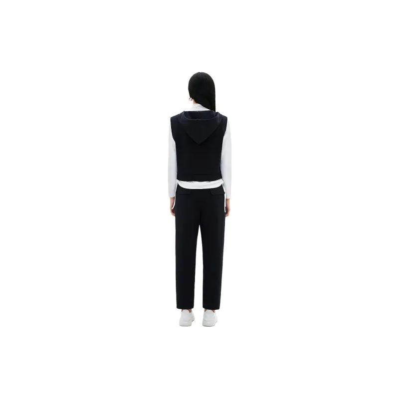 XII BASKET Casual Pants Women's Navy Blue-1
