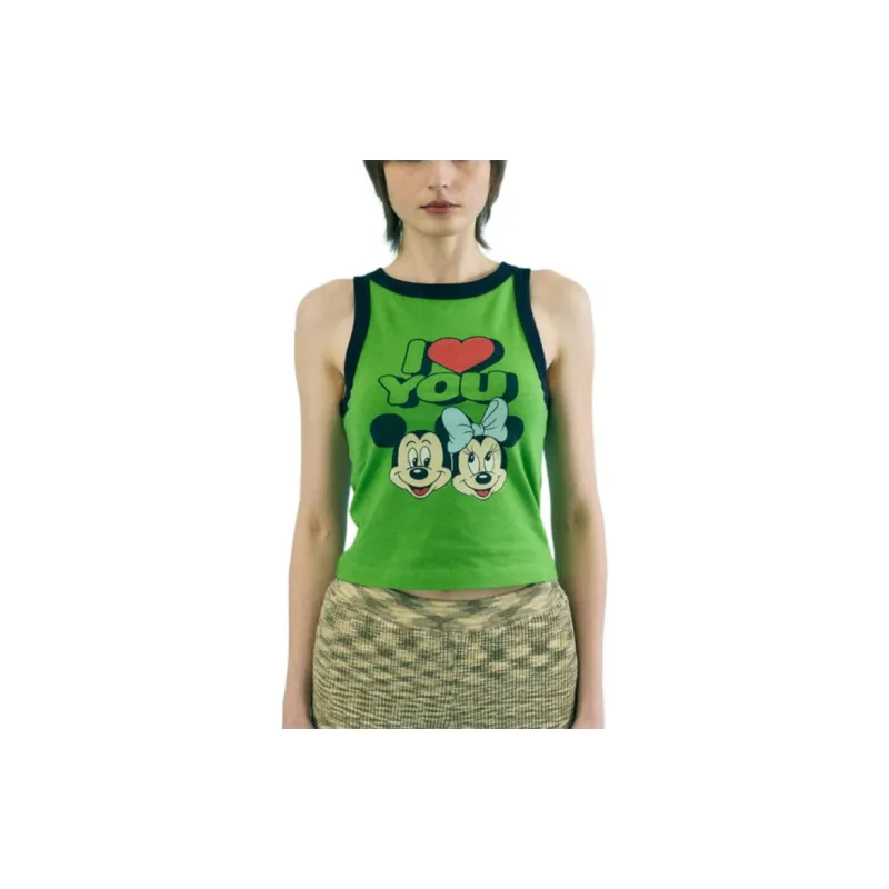 Disney X MOUSSY Disney/Disney Co branded Model Tank Tops Women's-3