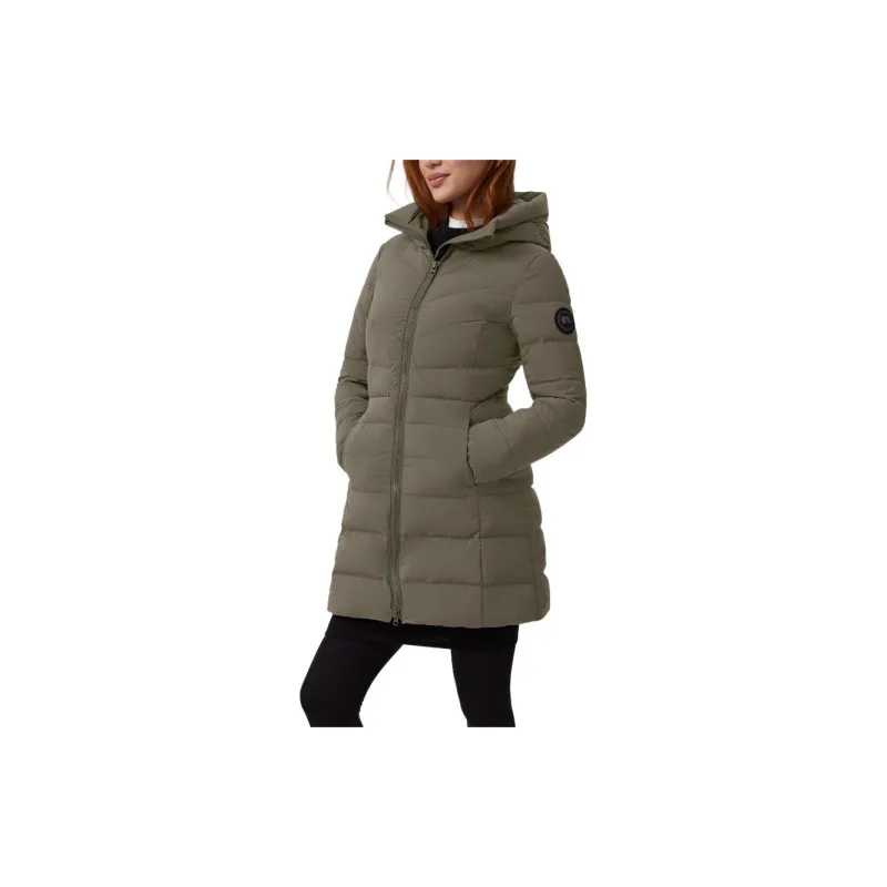 Canada Goose Down Jacket Women's Gray Green-2