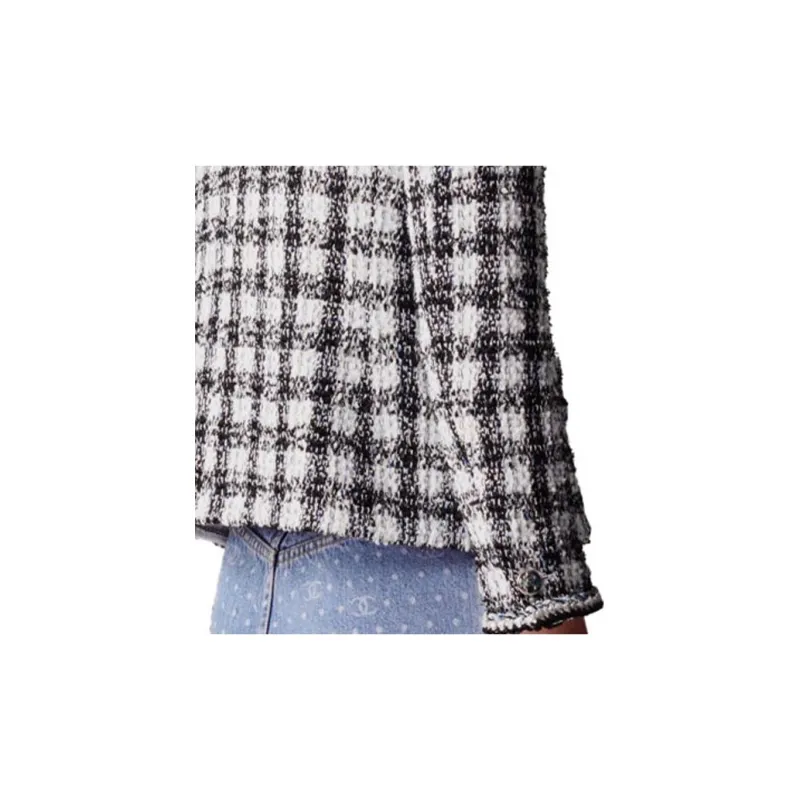 CHANEL SS23 Jackets & Coats Women's Black White-7