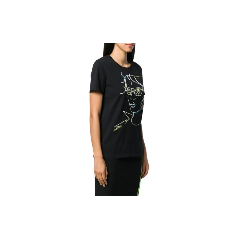 OFF WHITE Ss20 T Shirts Women's Black-3
