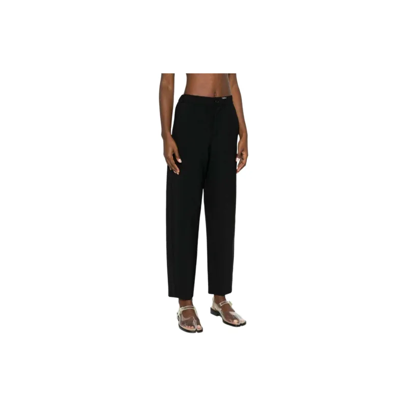 MARNI Logo Embroidered Straight Leg Trousers-3