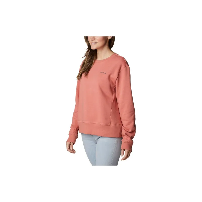 Columbia Lodge Crew IV Sweatshirt Women's Coral-3