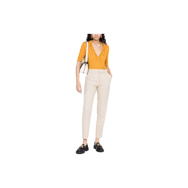 AMIPARIS Cropped Tailored Trousers-2