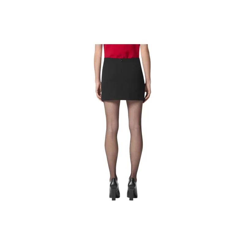 VERSACE Medusa Head Button Mid Rise Mini Skirt-2
