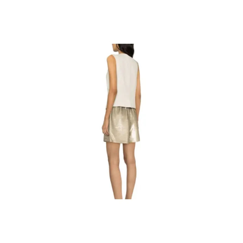 THE FRANKIE SHOP Casual Shorts Women's Gold-3