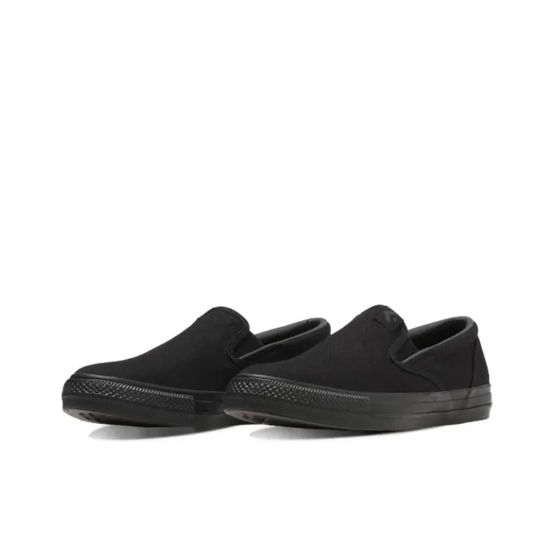 Converse Anti Slip Wear Resistant Low Top Canvas Shoes Women's Black-2