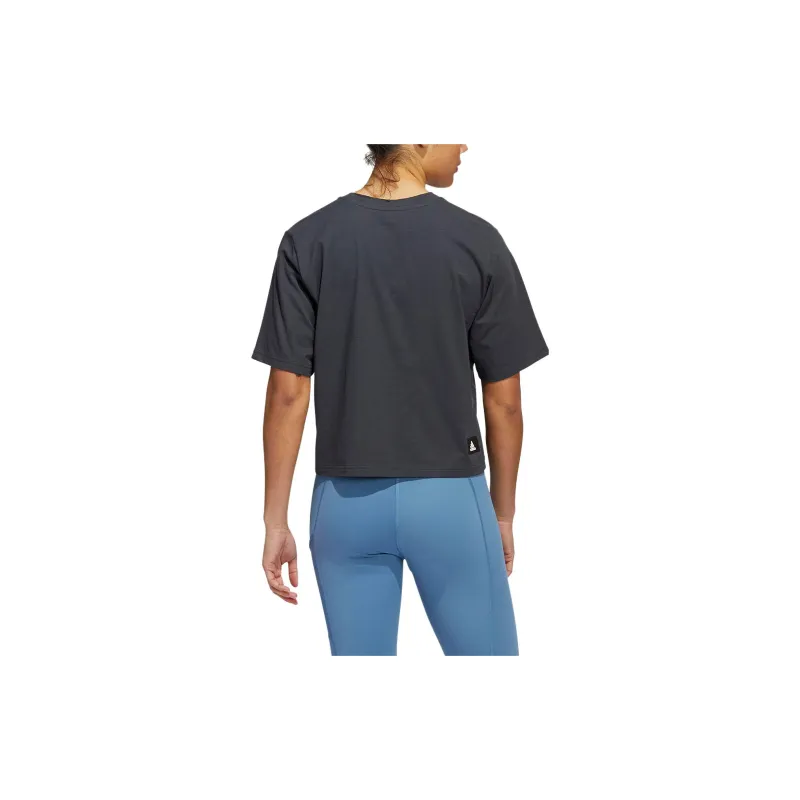 Adidas Crop Tops Women's Black-2