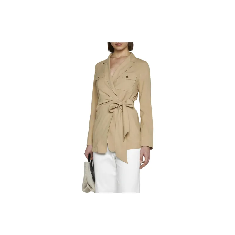 MaxMara Belted Overshirt Jacket-3
