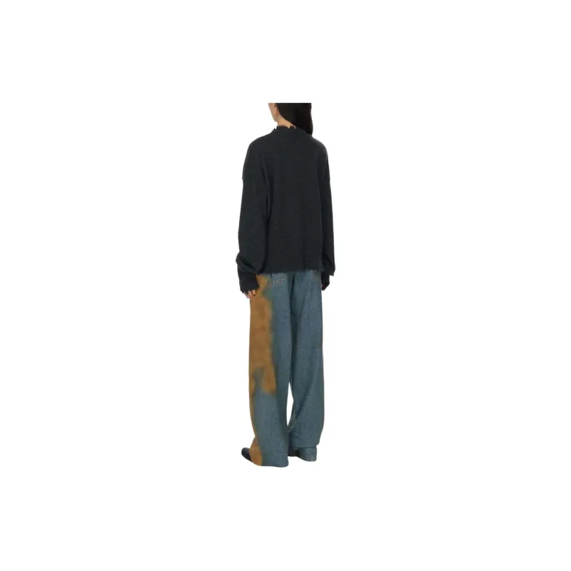 UMA WANG Raw Edge Drop Shoulder Jumper-3