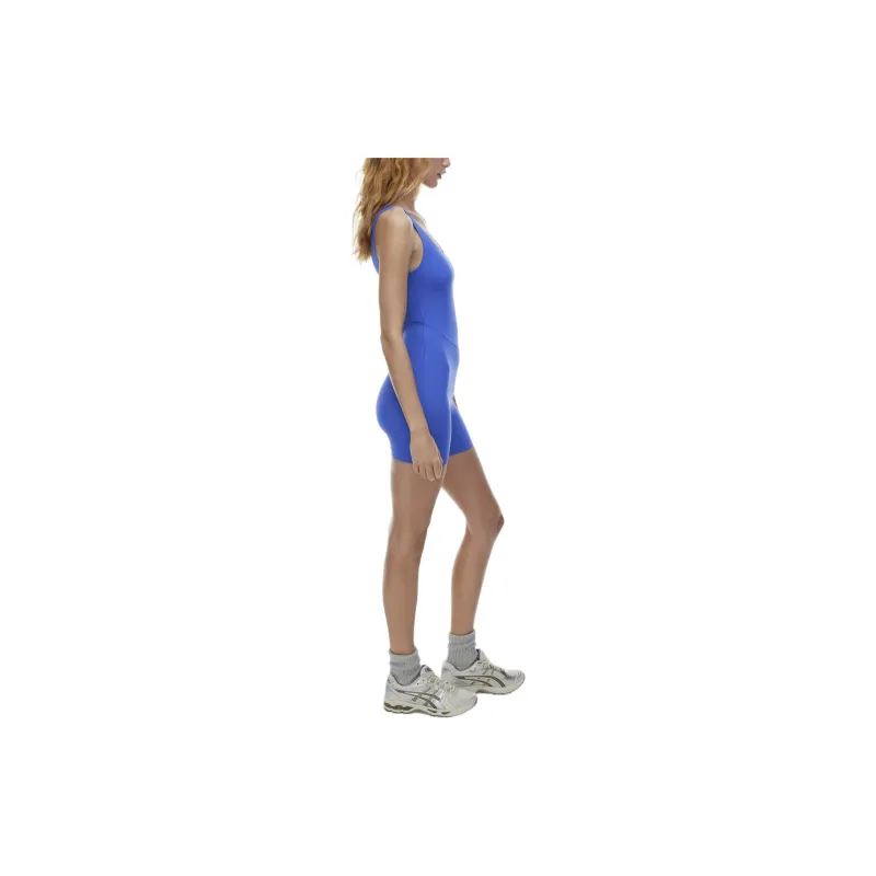ARITZIA Golden BUTTER Sway Romper Bodysuits Women's Jazz Blue-4
