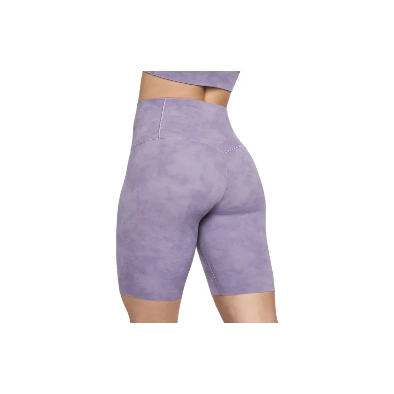 Nike Gentle-Support High-Waisted 8' Biker Shorts Sports Shorts Women's Purple-4