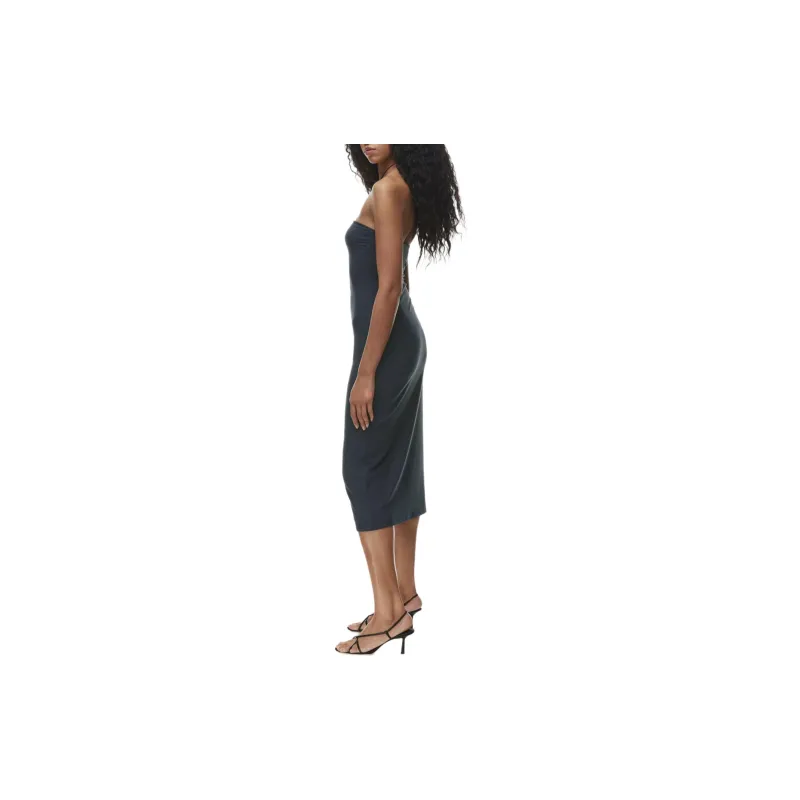 ARITZIA Wilfred New Corelli Midi Dress Sleeveless Dress Women's Dark Night Navy/Blackout Navy-4