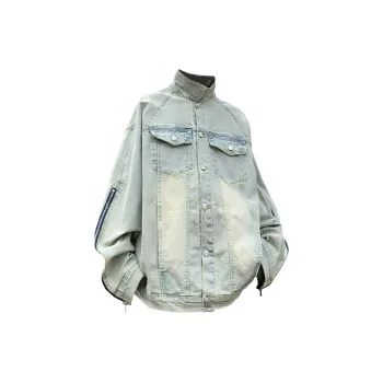 TESTUNG Denim Jacket Unisex Blue