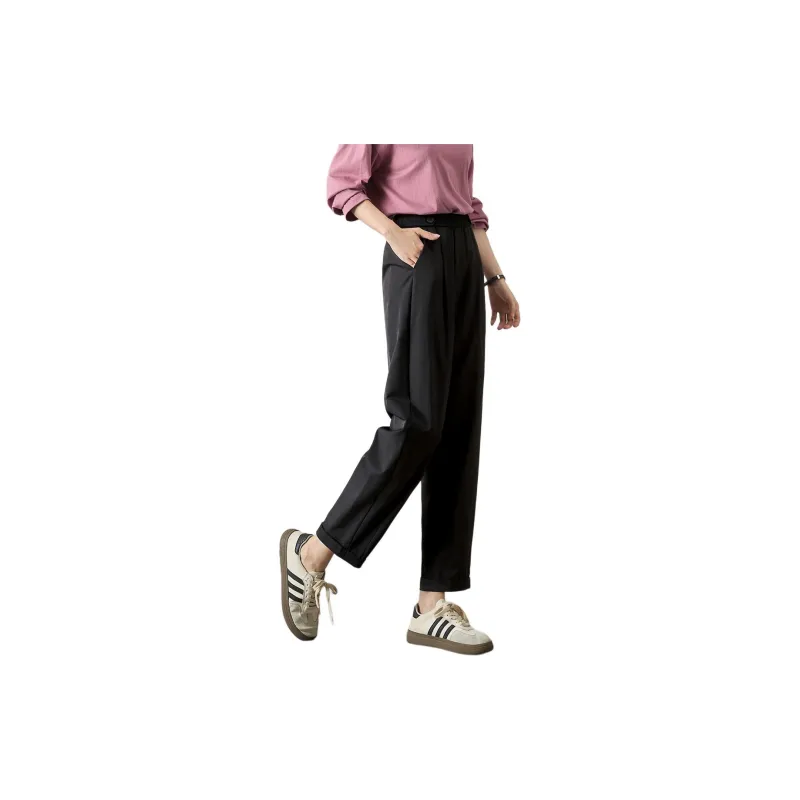 Mo Han Yi Mei Casual Pants Women's Black-2