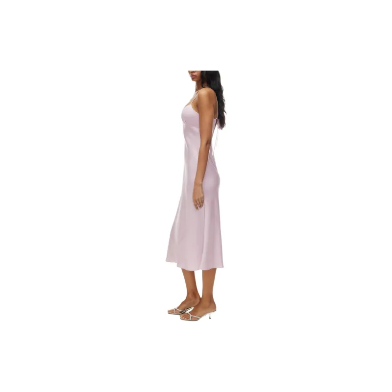 ARITZIA Wilfred Toulouse Satin Dress Slip Dresses Women's Sugarplum Lilac/Sugar Plum Purple Lilac-4