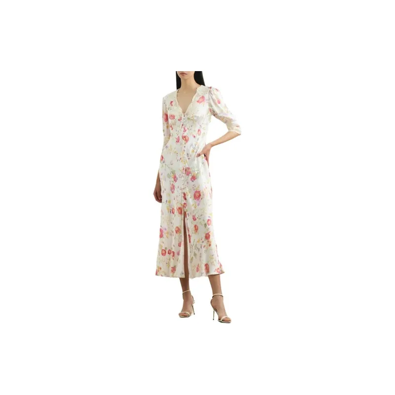 Rixo SS24 Short-Sleeved Dresses Women's Multicolor-2