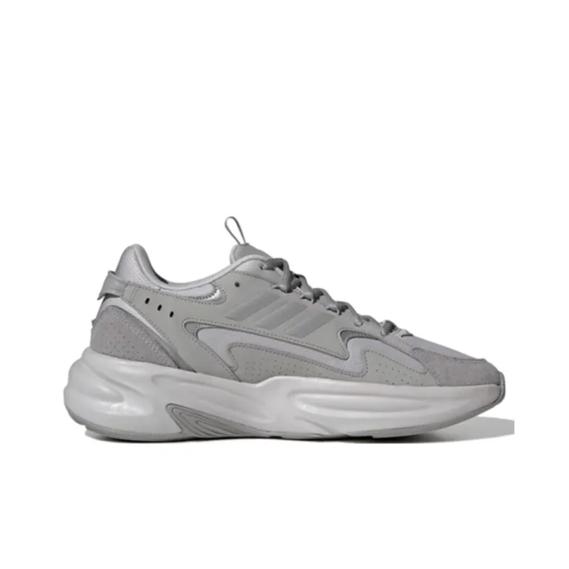 Adidas Ozwave Anti-Slip Wear-Resistant Low-Top Running Shoes Unisex Gray-1