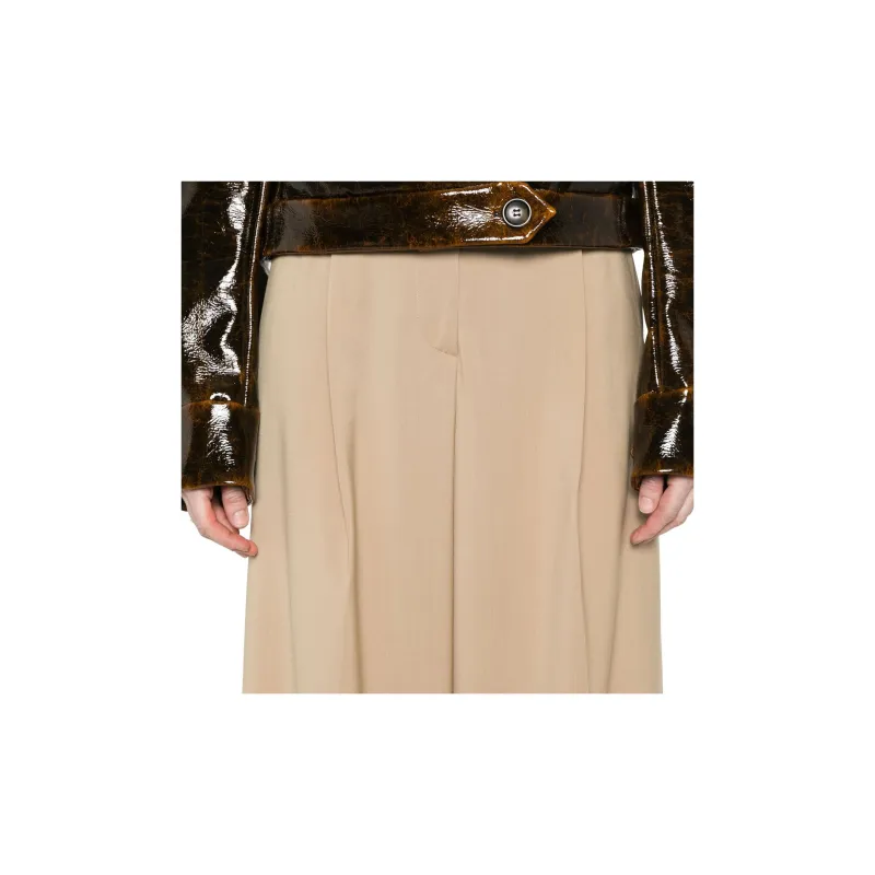 SportMax Mid rise Palazzo Trousers-4