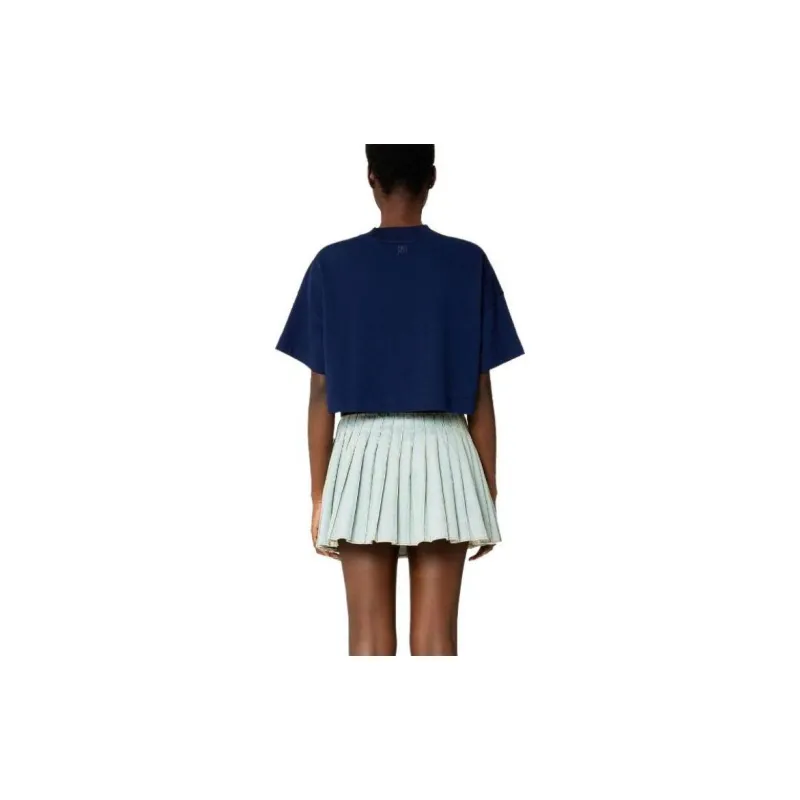 AMIPARIS Crop Tops Women's Blue-2
