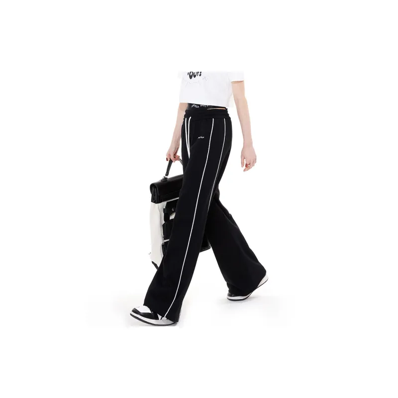 ANDREA MARTIN Casual Pants Women's Black-4