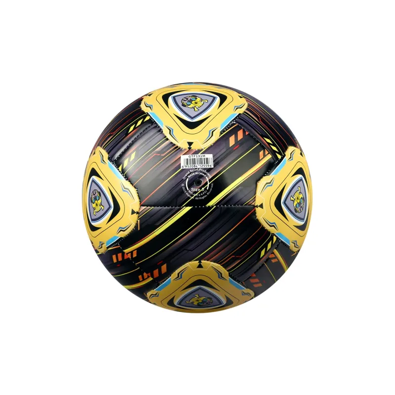 ProSelect x Transformers Size 5 Soccer PU Machine Stitched Soccer Ball Unisex Black Yellow-5
