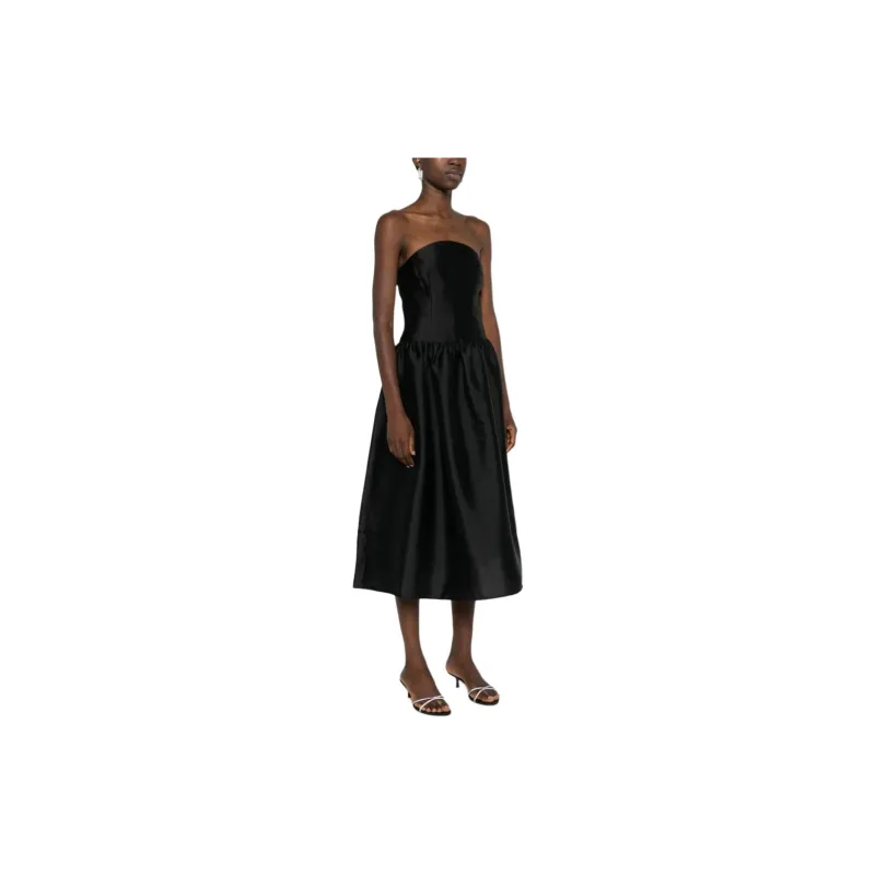 Self portrait Taffeta Midi Dress-4