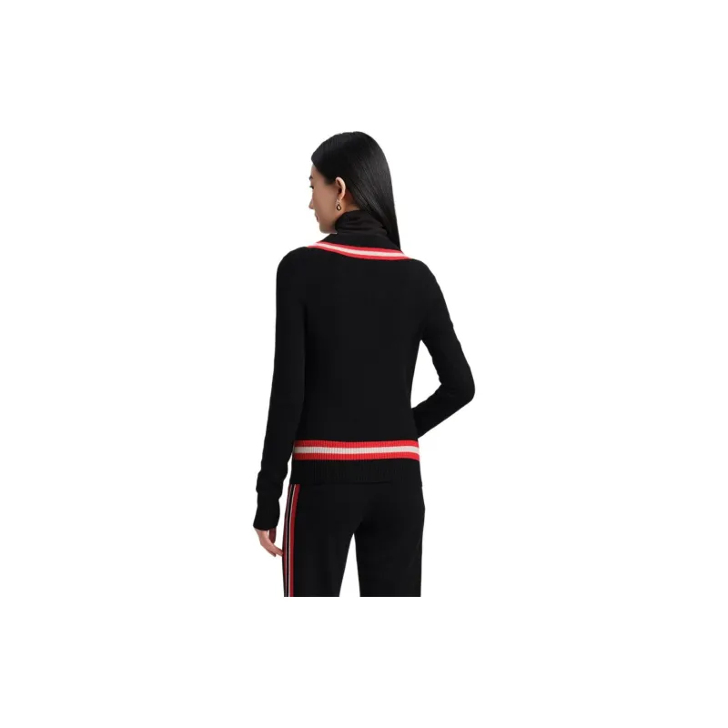 Blood Glitter Cashmere Sweater Women's Black-1