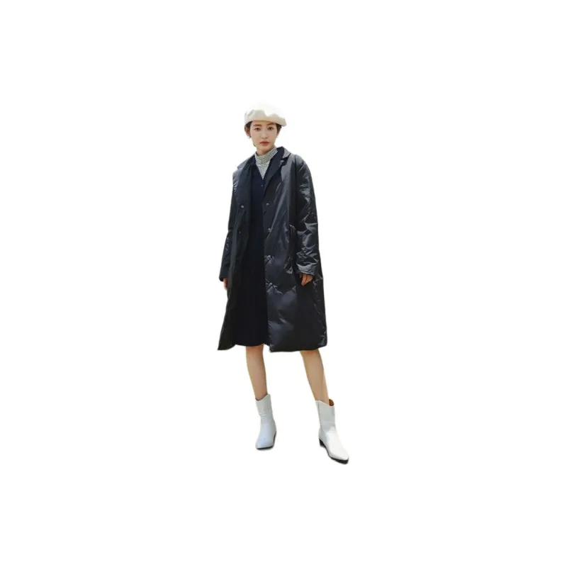 Feathered Object Down Jacket Women's Black-6