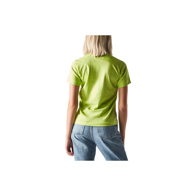 CDG Play T-Shirts Women's Green-2