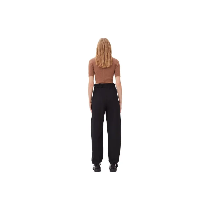 GANNI Drawstring Elastic Waist Trousers-2