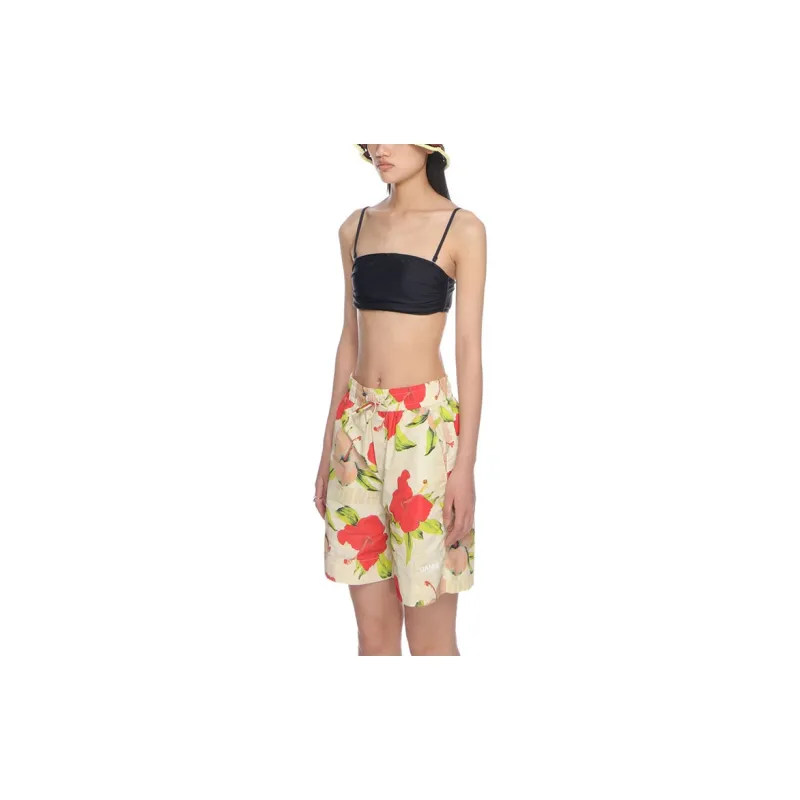 GANNI Square neck Bikini Top-3