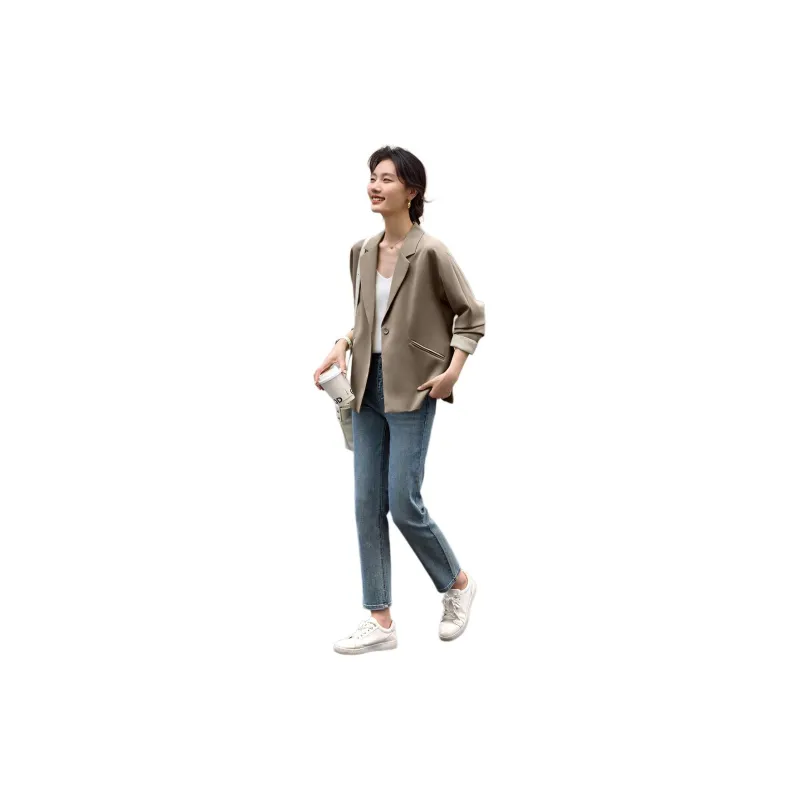 XWI Business Suit Women's Cool Tea Brown-1