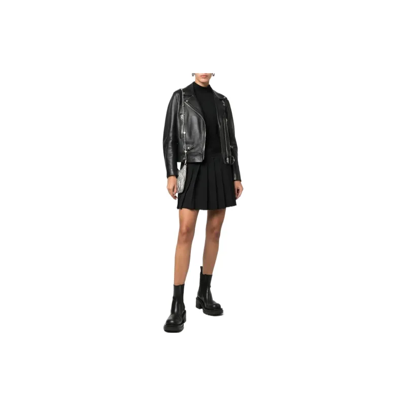 MIU MIU SS22 Casual Short Skirts Women's Black-1