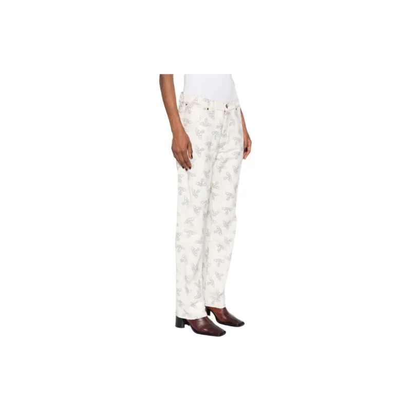 Vivienne Westwood SS24 Jeans Women's Ecru-3