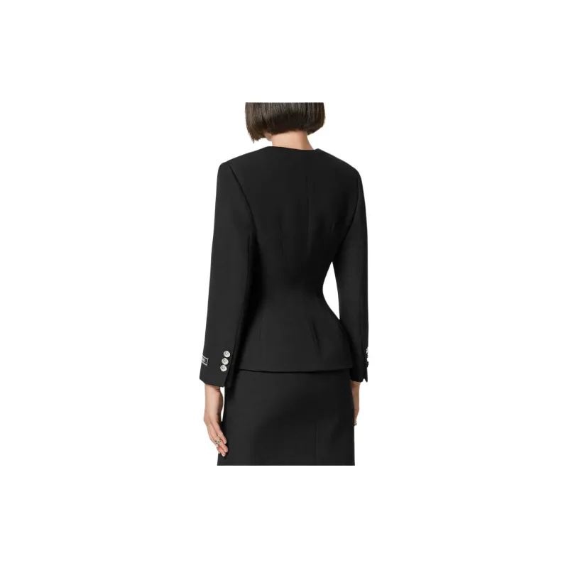 VERSACE Medusa Head-buttons Wool Jacket-3
