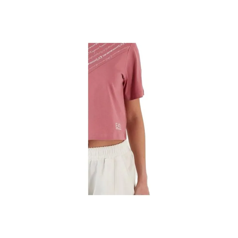 EMPORIO ARMANI EA7 SS23 T Shirt Women's Pink-3