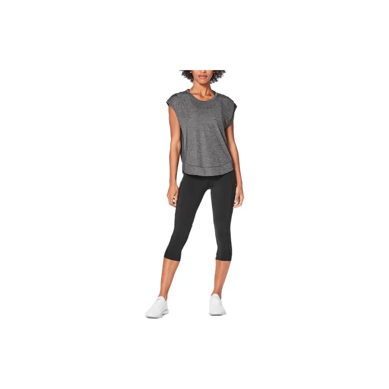 Lululemon T-Shirts Women's Black Gray-2