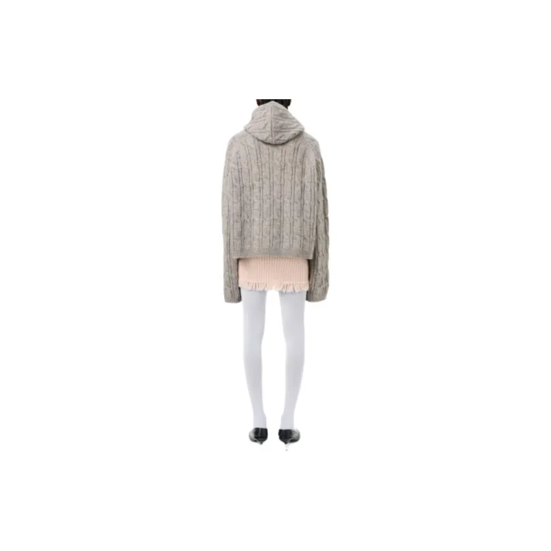 OUR LEGACY Wool Hooded Cardigan-4