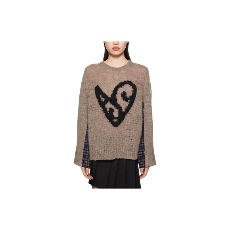 Acne Studios FW24 Sweater Women's Taupe-1
